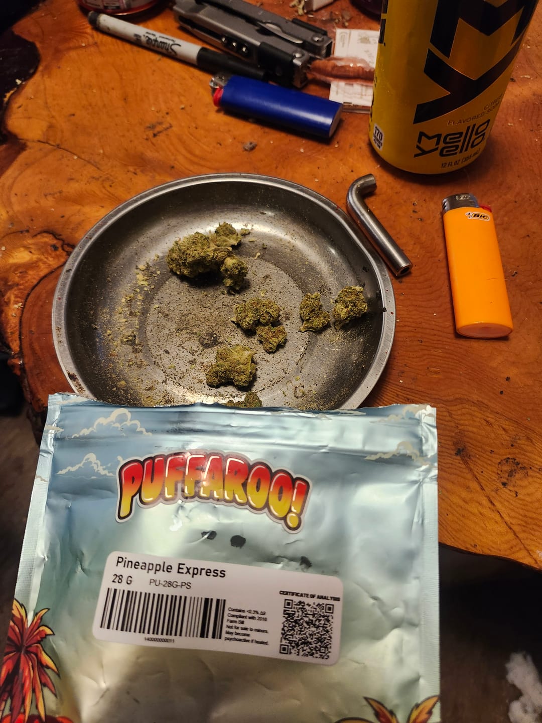 Customer photo review of Puffaroo - Pineapple Express - 28 Grams - Sativa
