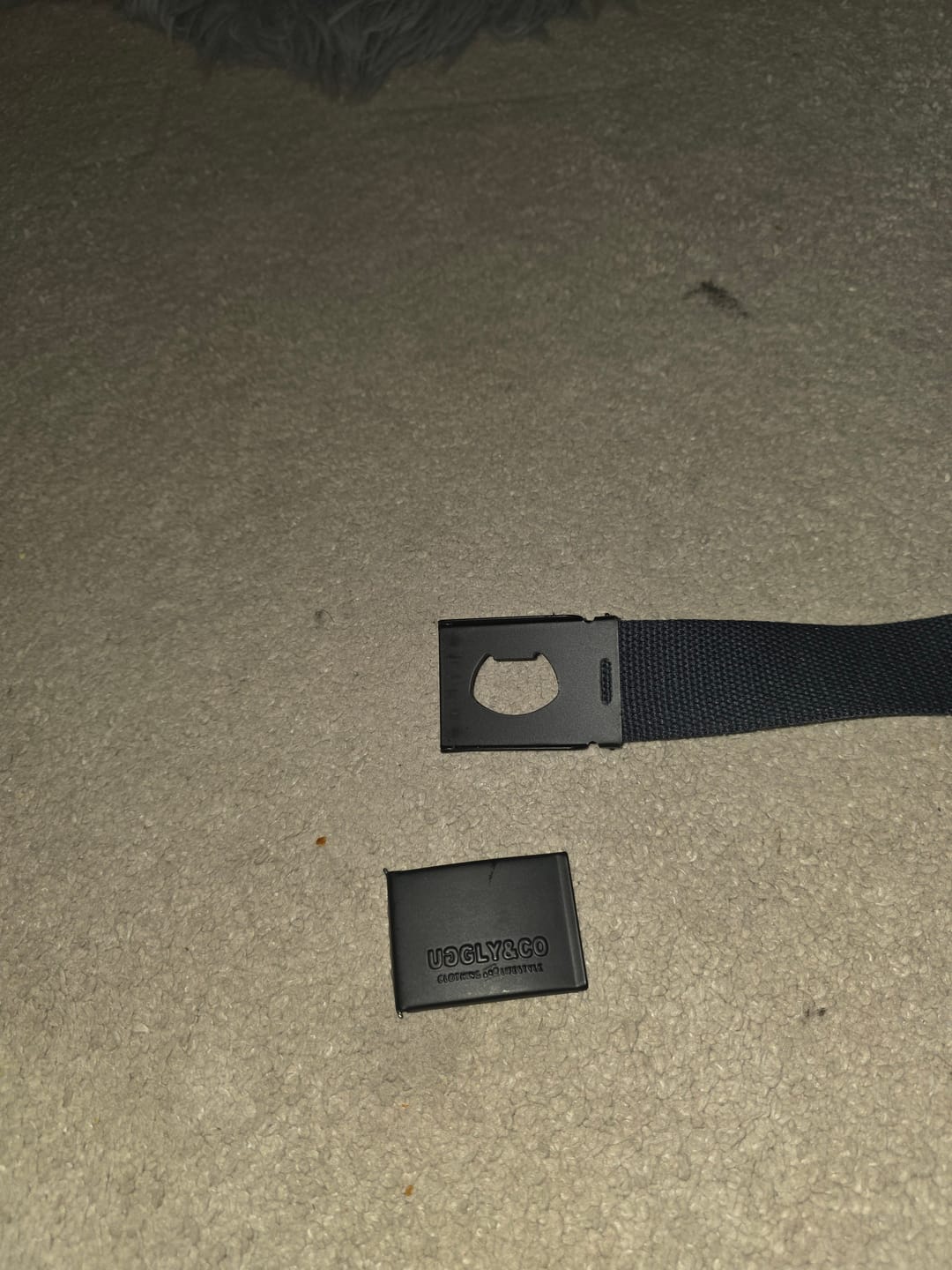 Customer photo review of Black Canvas Utility Belt