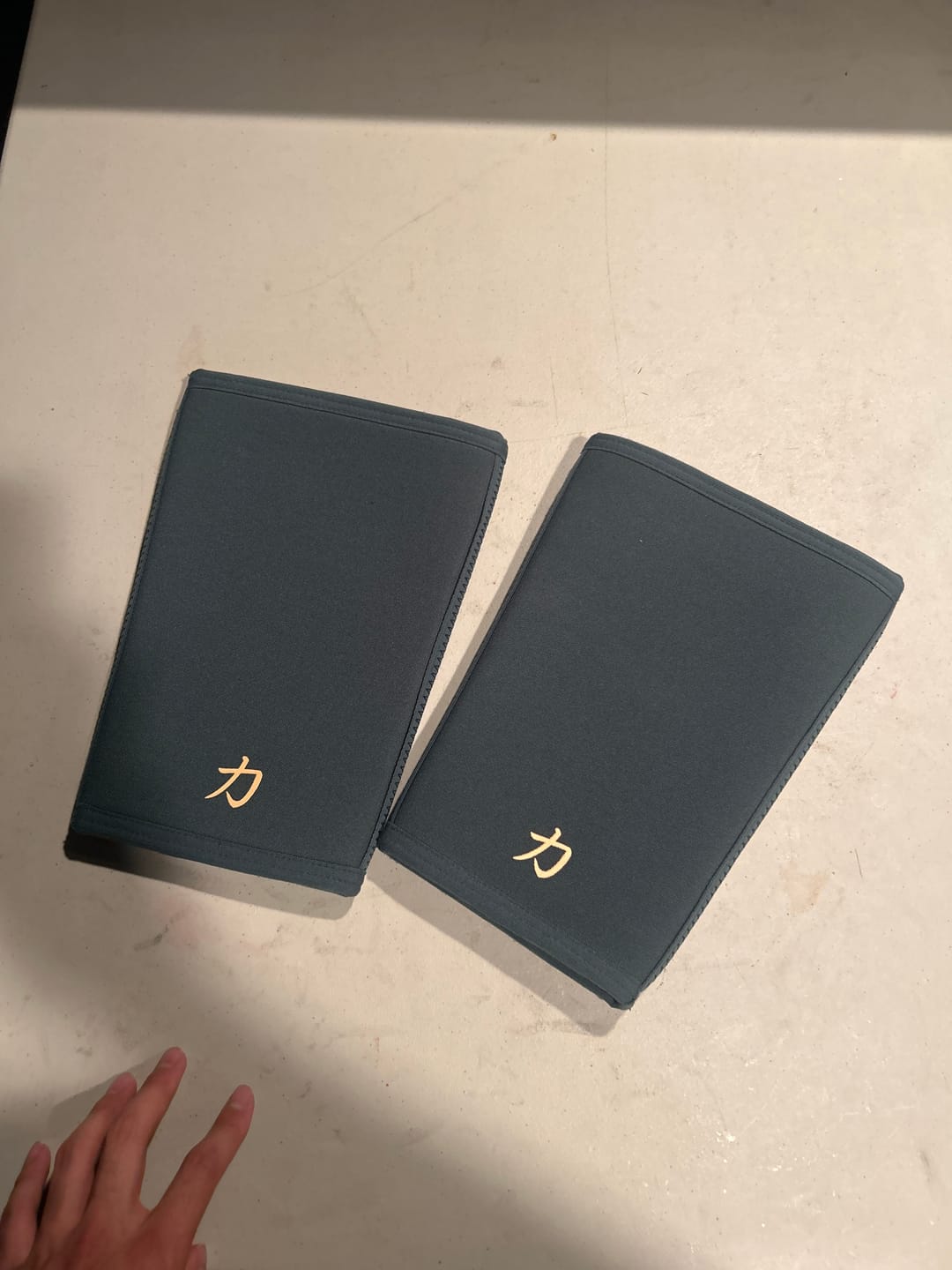 Customer photo review of 7MM Inferno Knee Sleeves - Vintage Green