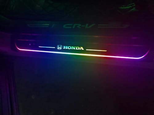 Customer photo review of 2er-Pack LED Einstiegsleisten fürs Auto