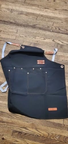 Customer photo review of Tablier Luthier