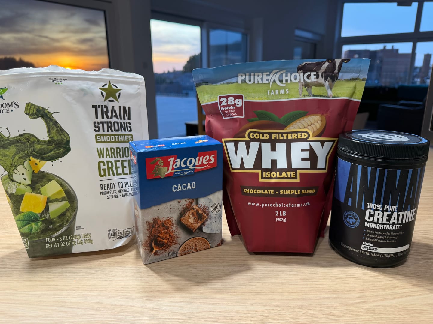 Customer photo review of Whey Protein Isolate Chocolate