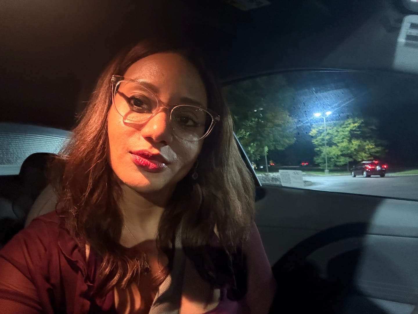 Customer photo review of Olive Eyeglasses