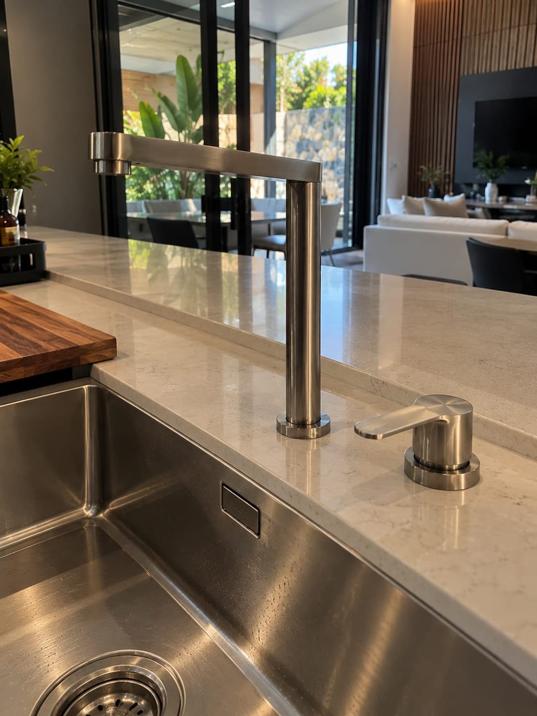 Customer photo review of Torneira para Cozinha Invisível 360° Sible