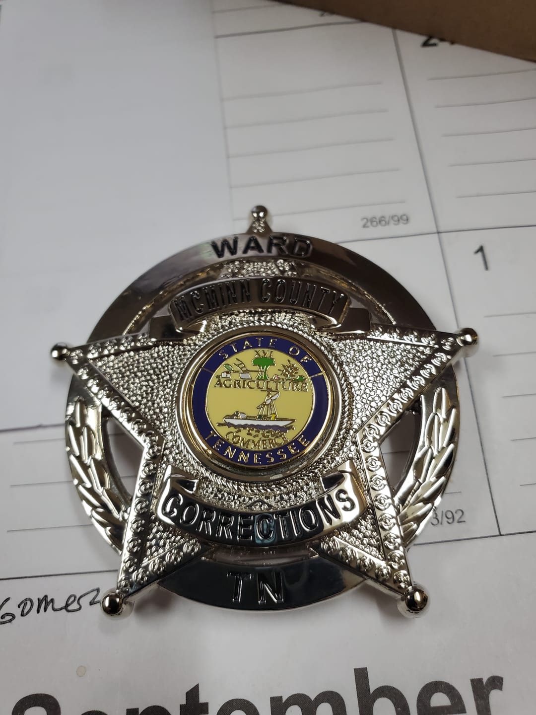Customer photo review of Customizable Badge BA43