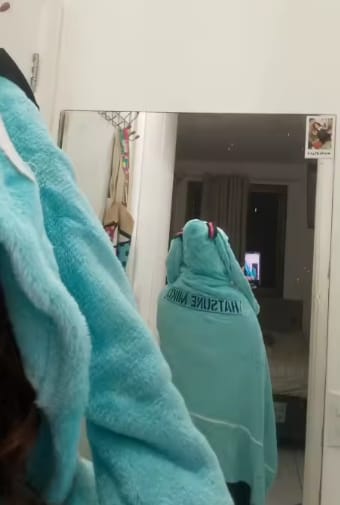 Customer photo review of Miku Cozy Winter Cloak