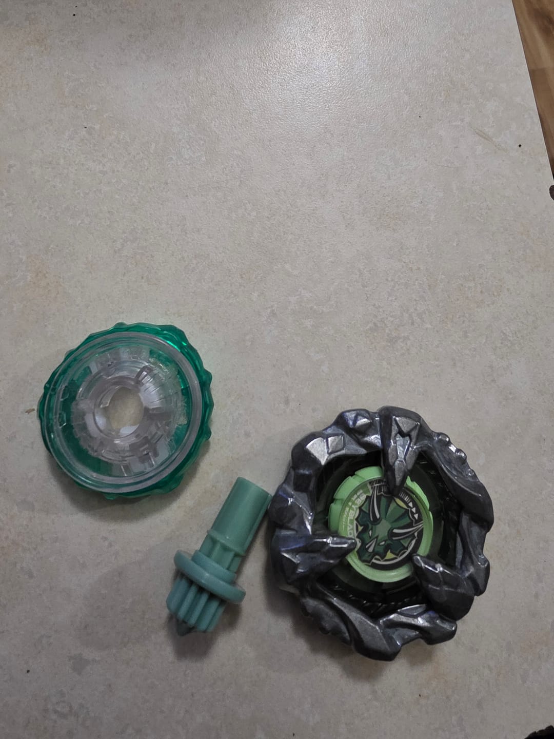 Customer photo review of Beyblade X Ridge Triceratops 9-80GN Booster Pack Set