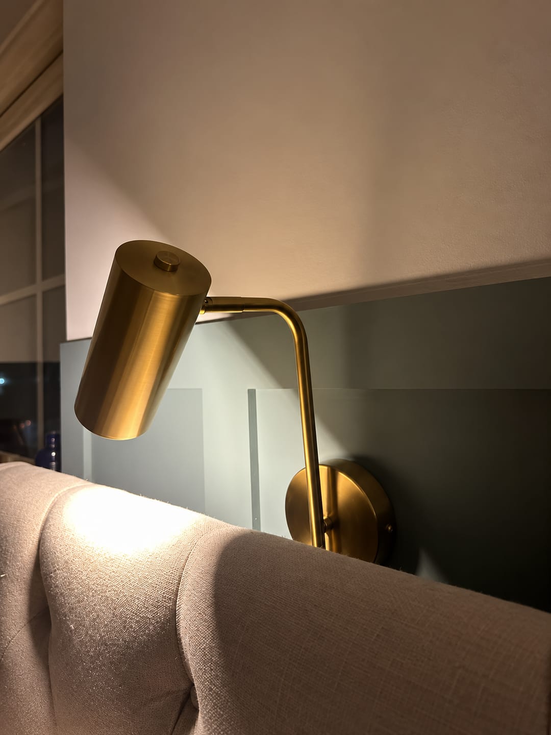 Customer photo review of Adjustable Wall Lamp with Switch