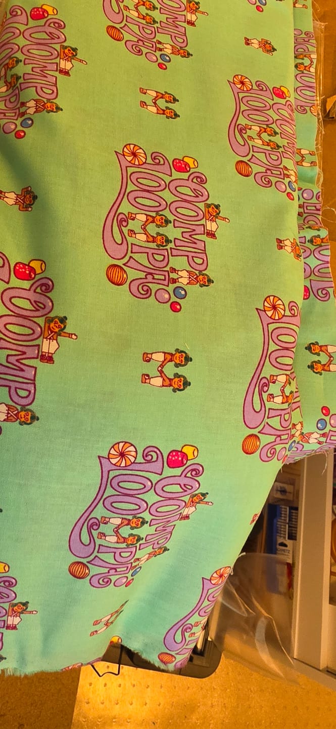 Customer photo review of Willy Wonka Oompa Loompa - 44" - 100% Cotton - Camelot