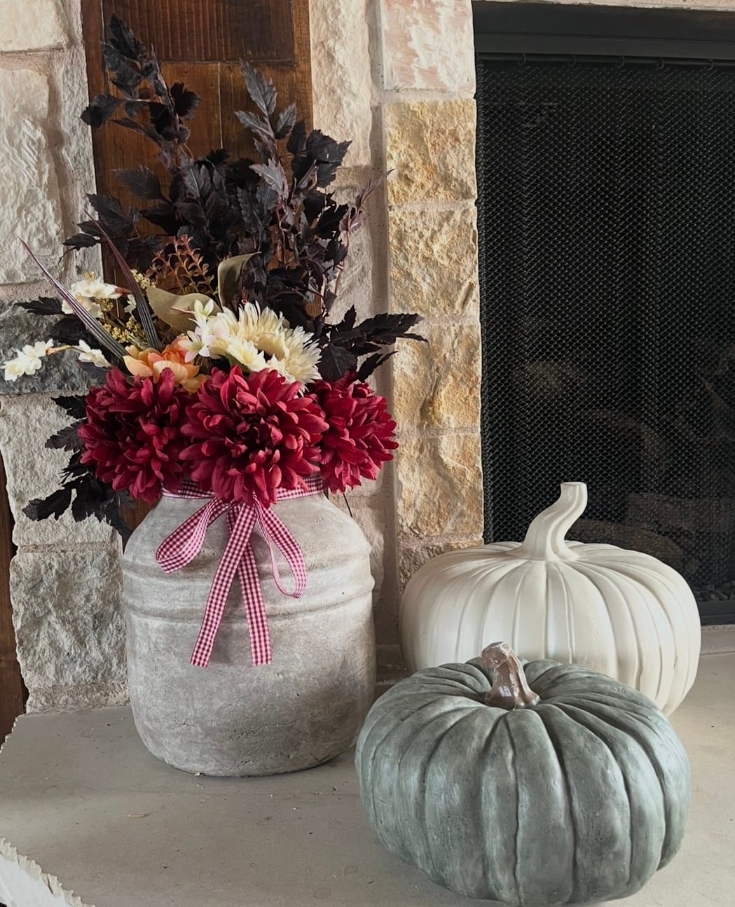 Customer photo review of Ava Whitewash Vase