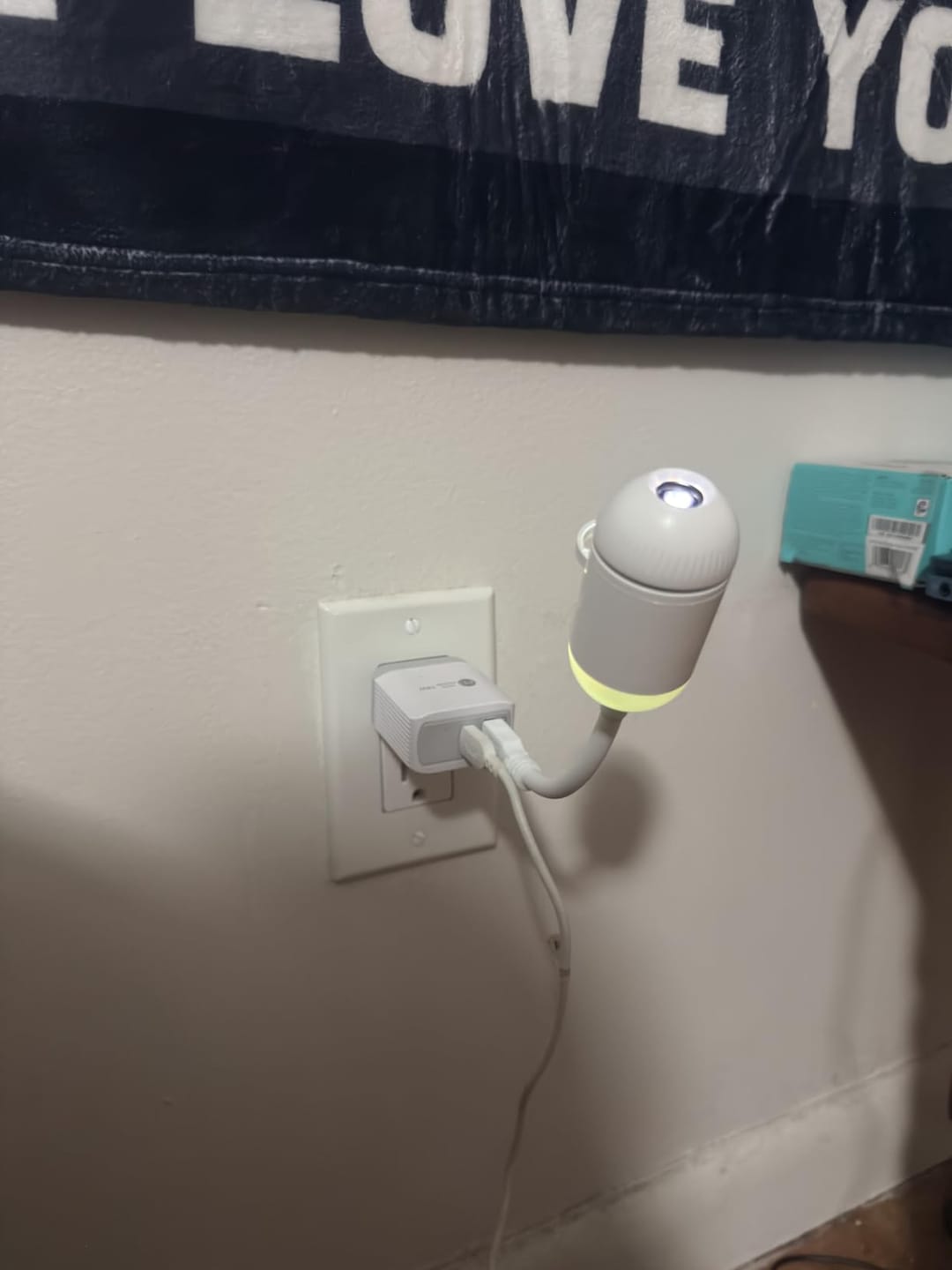 Customer photo review of Lumina Living Projection Night Light