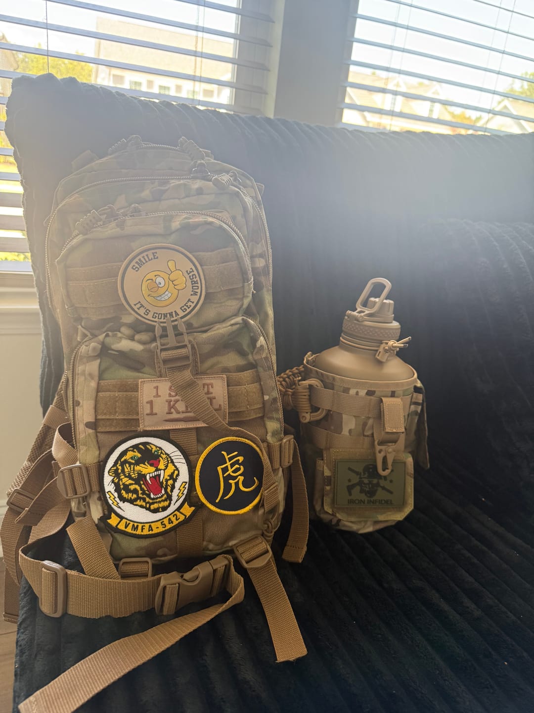 Customer photo review of 64oz Battle Bottle Water Bottles