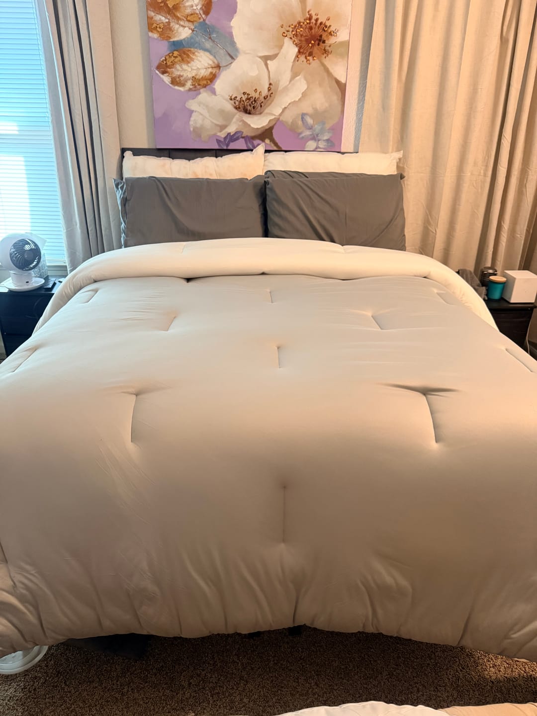 Customer photo review of MarshMellow Comforter