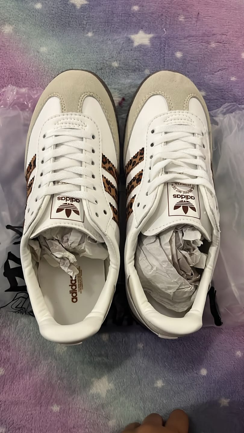 Customer photo review of ADIDAS SAMBA OG - CREAM PRINT
