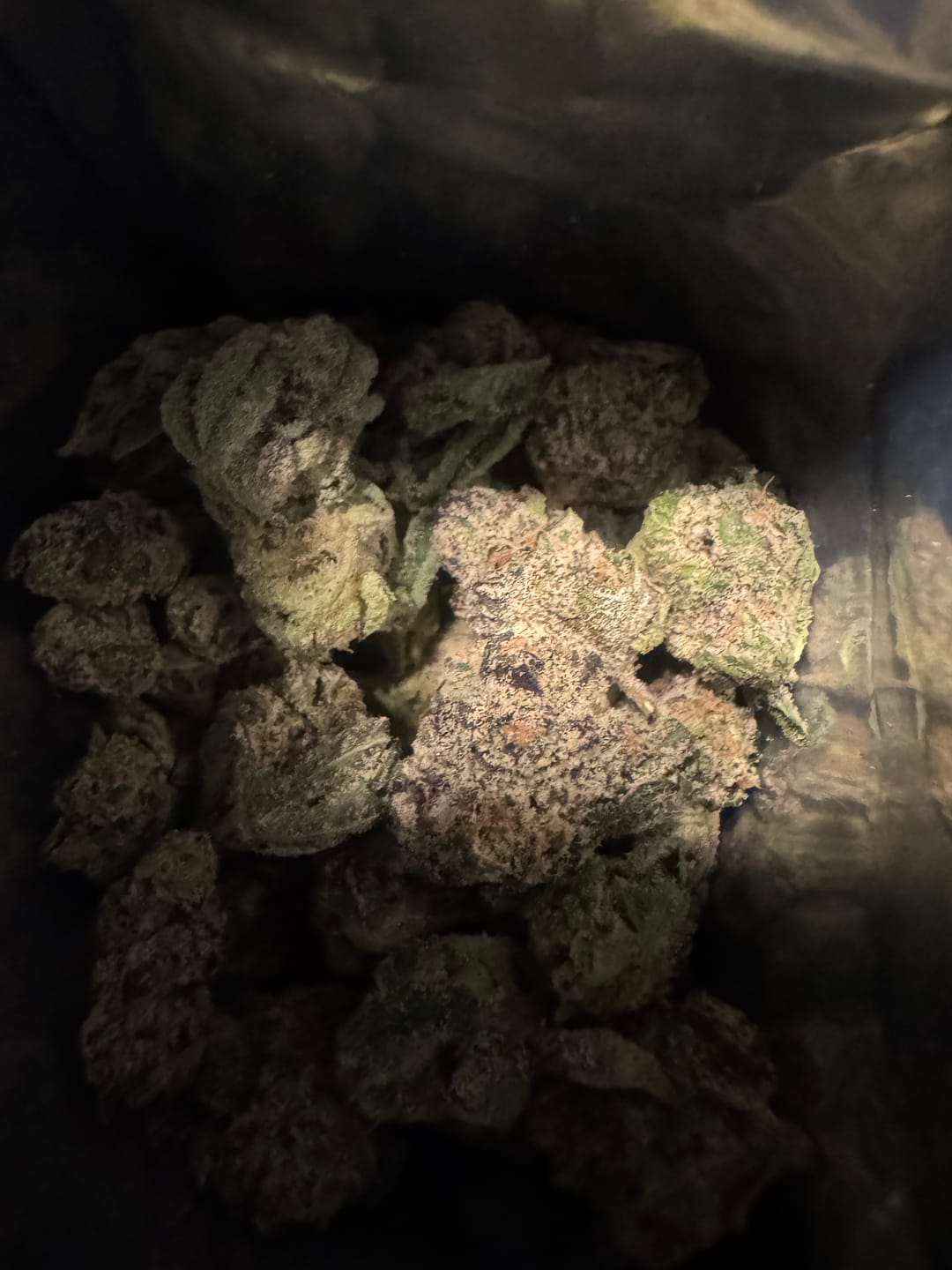 Customer photo review of Blueberry Smalls THCA Flower (Exotic)
