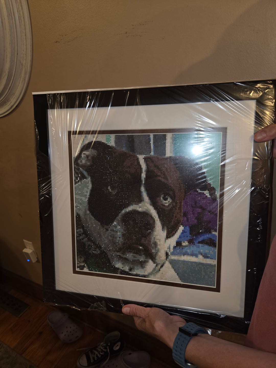 Customer photo review of Custom Diamond Painting
