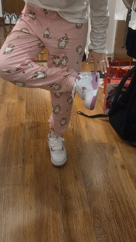 Customer photo review of Air Jordan 4 Pink Oreo