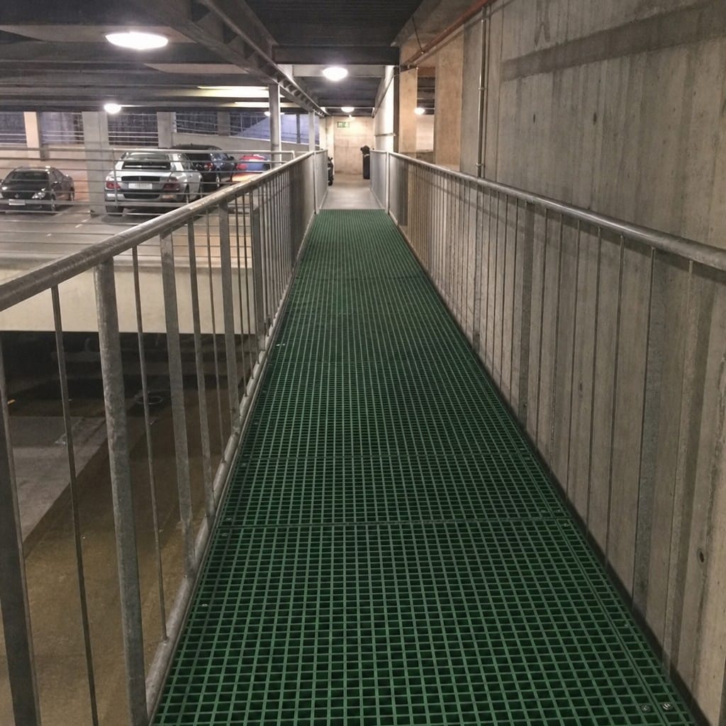 Customer photo review of GRP Grating 2000x1000x25mm Gritted Anti Slip Surface Medium Duty