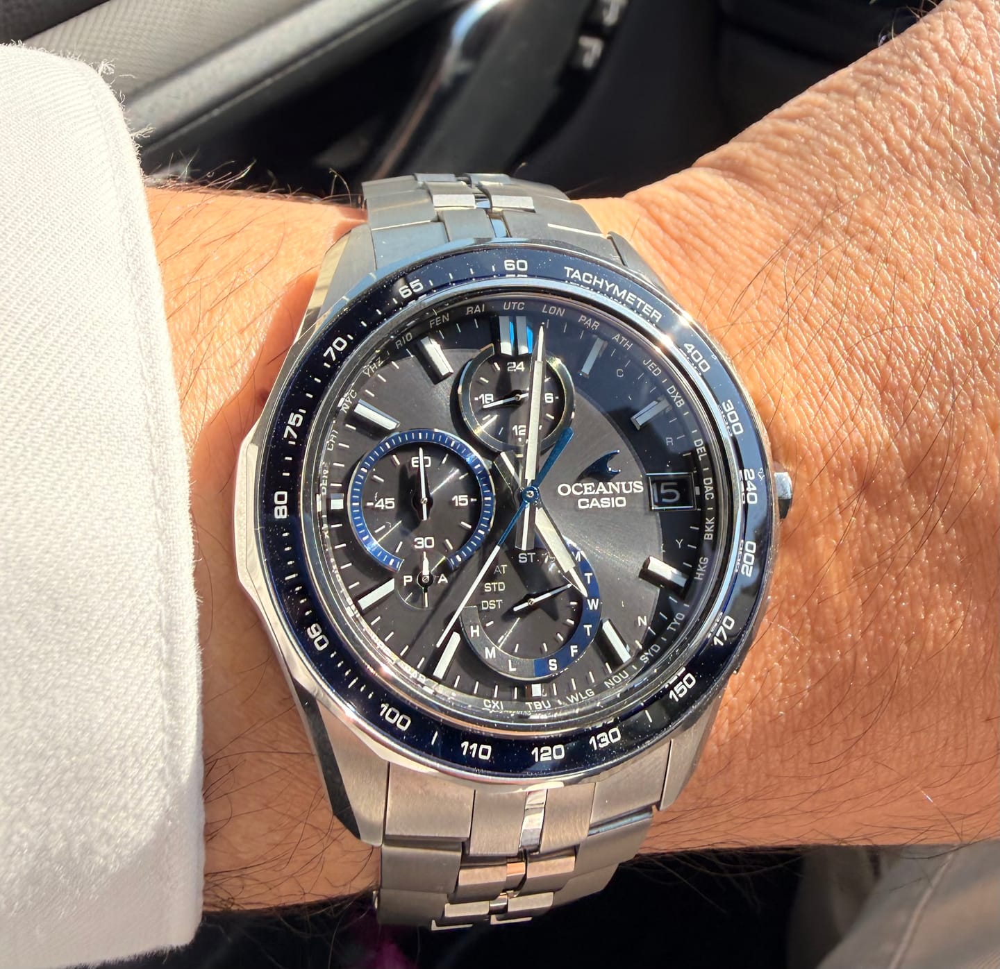 Customer photo review of Reloj Casio Oceanus OCW-S7000-1AJF Manta Ray Made in Japan JDM Titanium