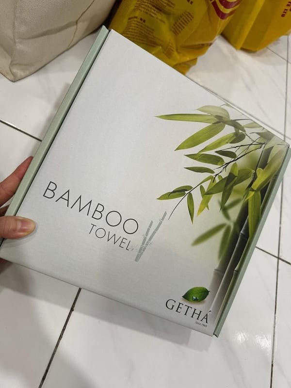 Customer photo review of Bamboo Bath Towel