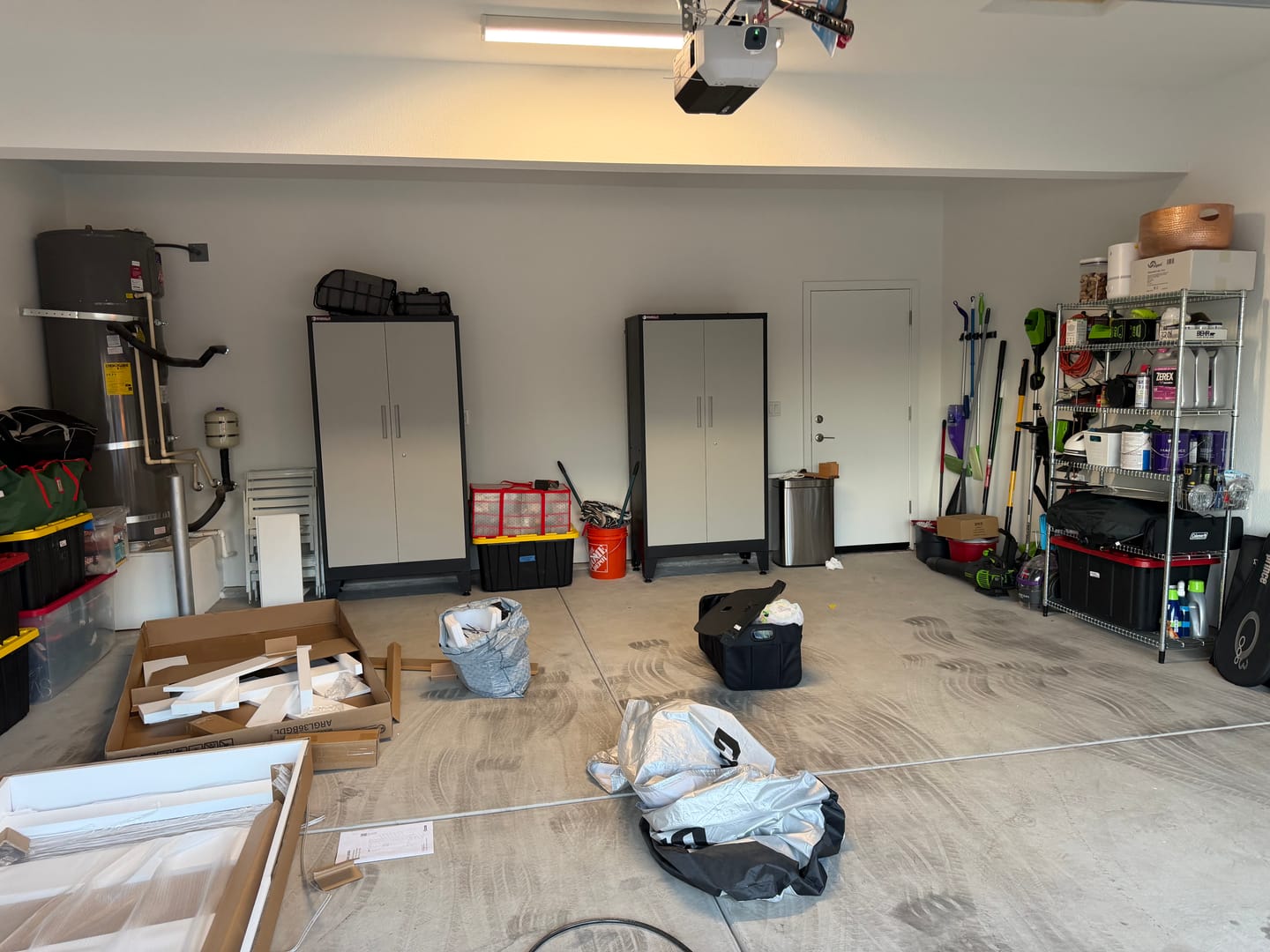 Customer photo review of Garage Gear Locker in Gray