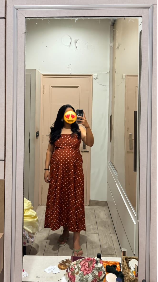 Customer photo review of The Evolve Dress