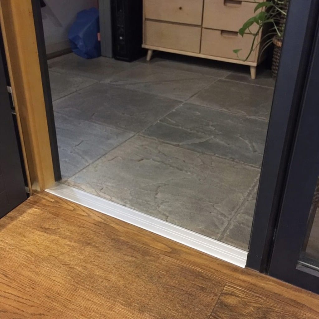 Customer photo review of Aluminium Door Threshold 25mm Anodised Self Adhesive