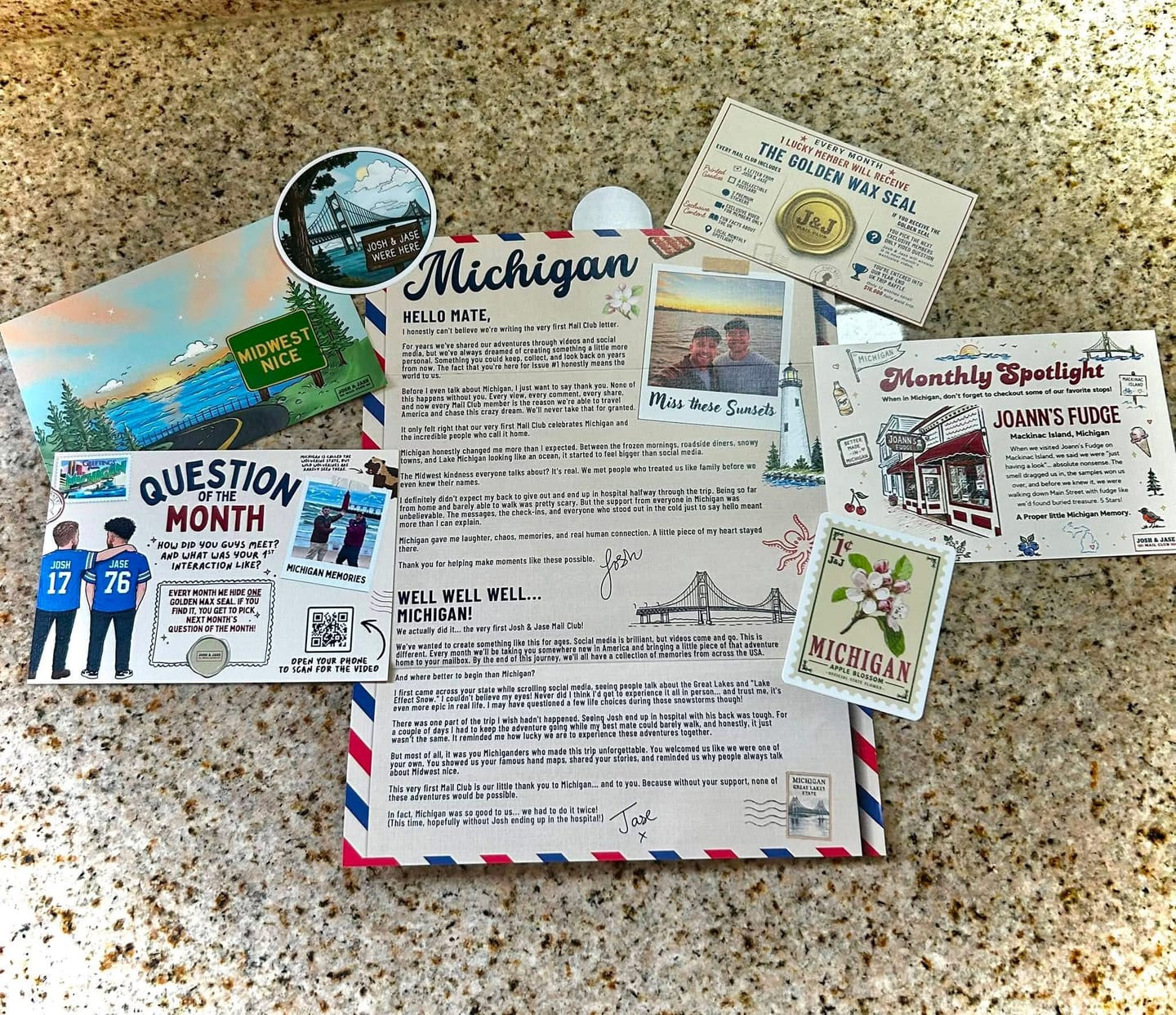 Customer photo review of Josh & Jase Mail Club