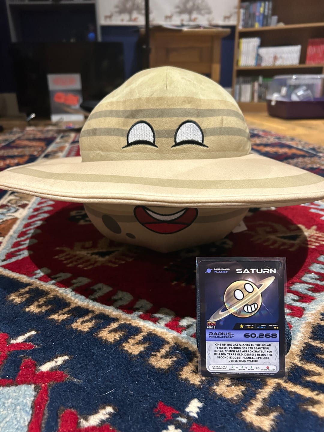 Customer photo review of The SolarBalls Saturn Plush