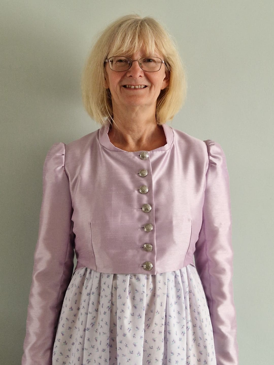 Customer photo review of Plain Shantung Satin Fabric