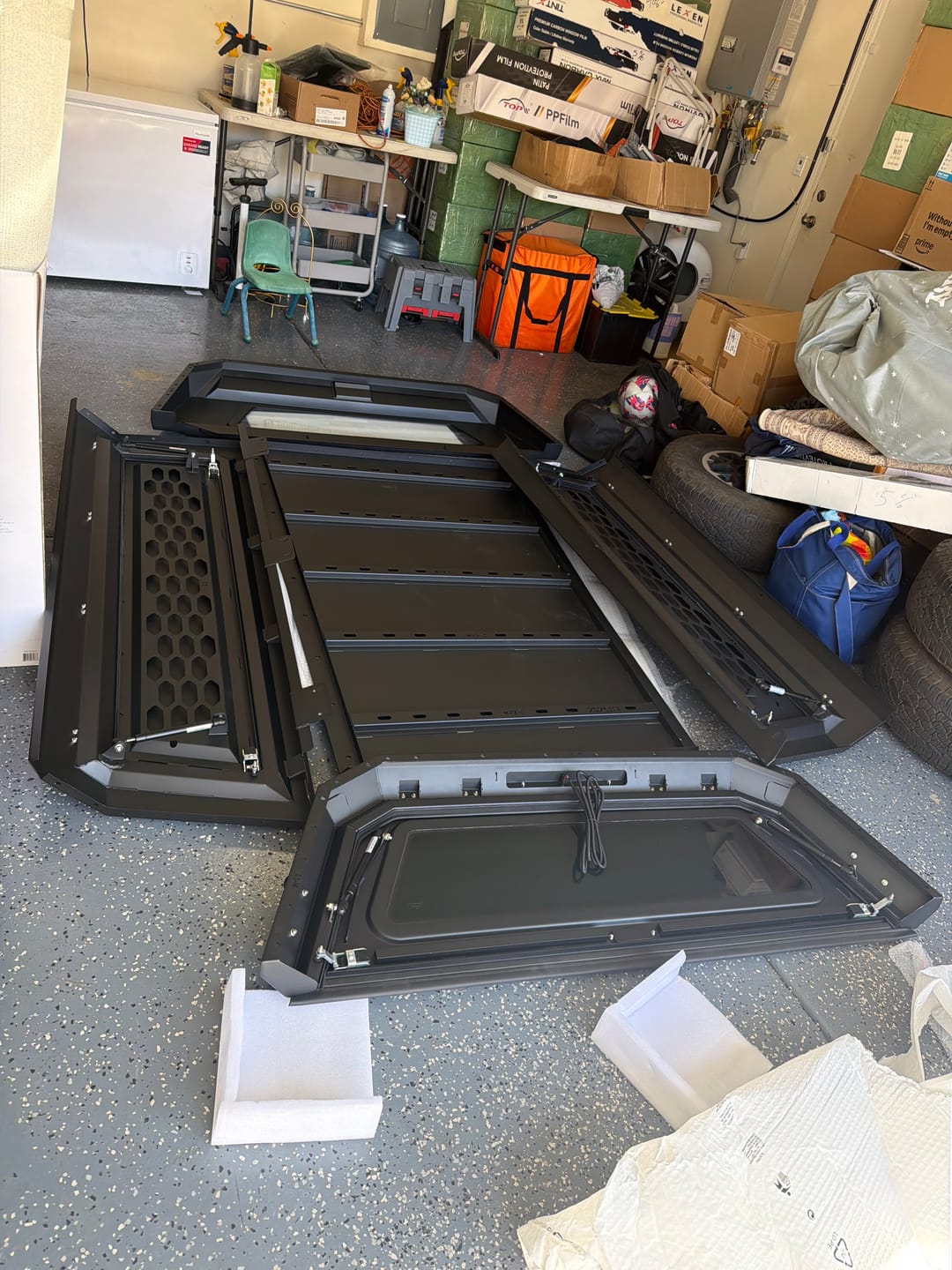 Customer photo review of OPENROAD Aluminum Truck Cap for Toyota Tacoma (2024-2026) – 6ft Bed