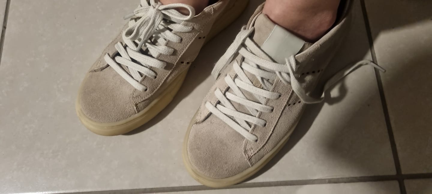 Customer photo review of Zapatilla Mujer / Amapola Beige