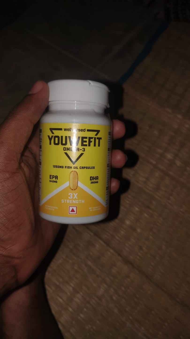Customer photo review of YouWeFit Omega-3 Fish Oil (30 Capsules), 1250mg