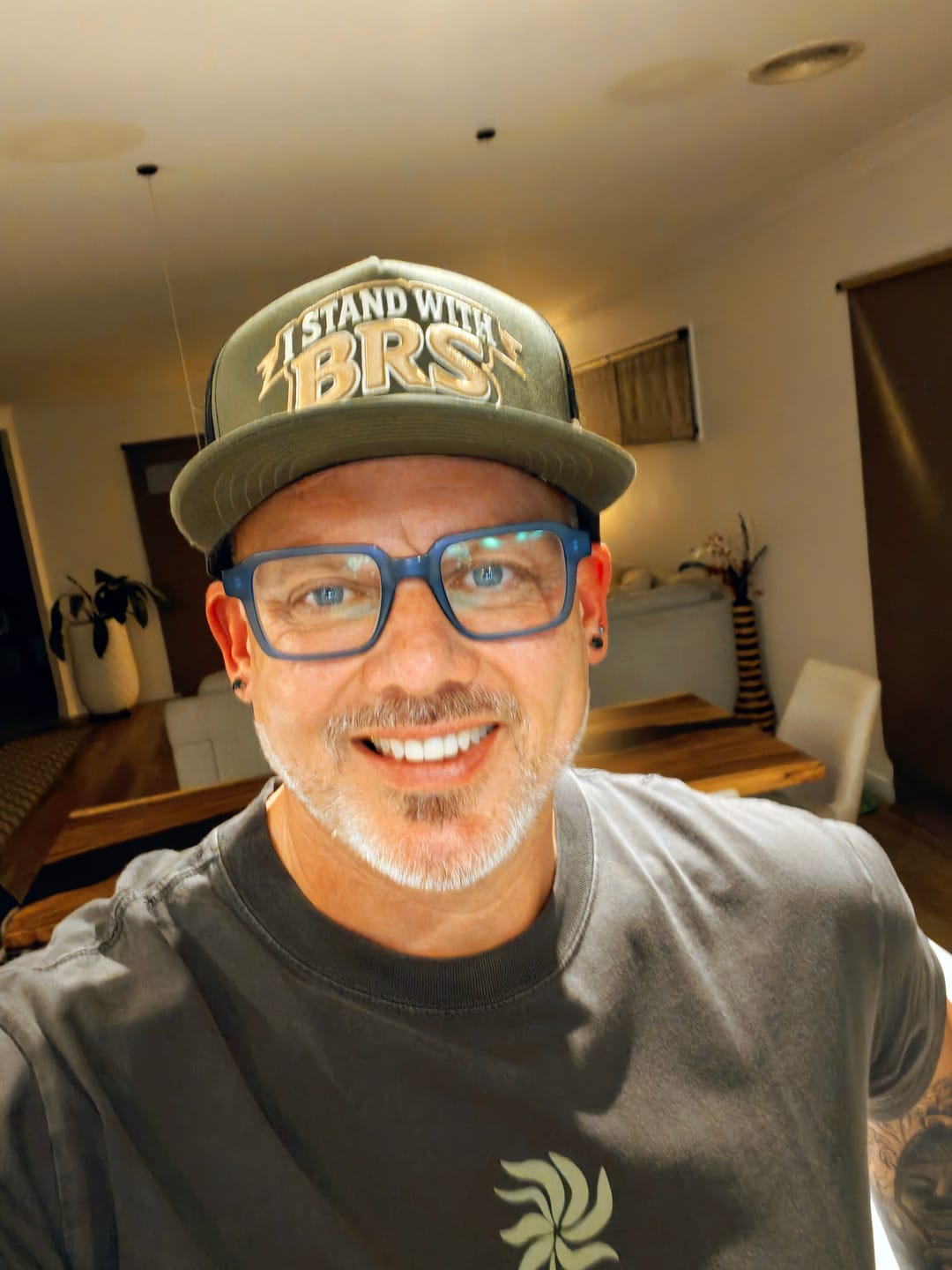 Customer photo review of Big Chocky | Stand With BRS Trucker Cap