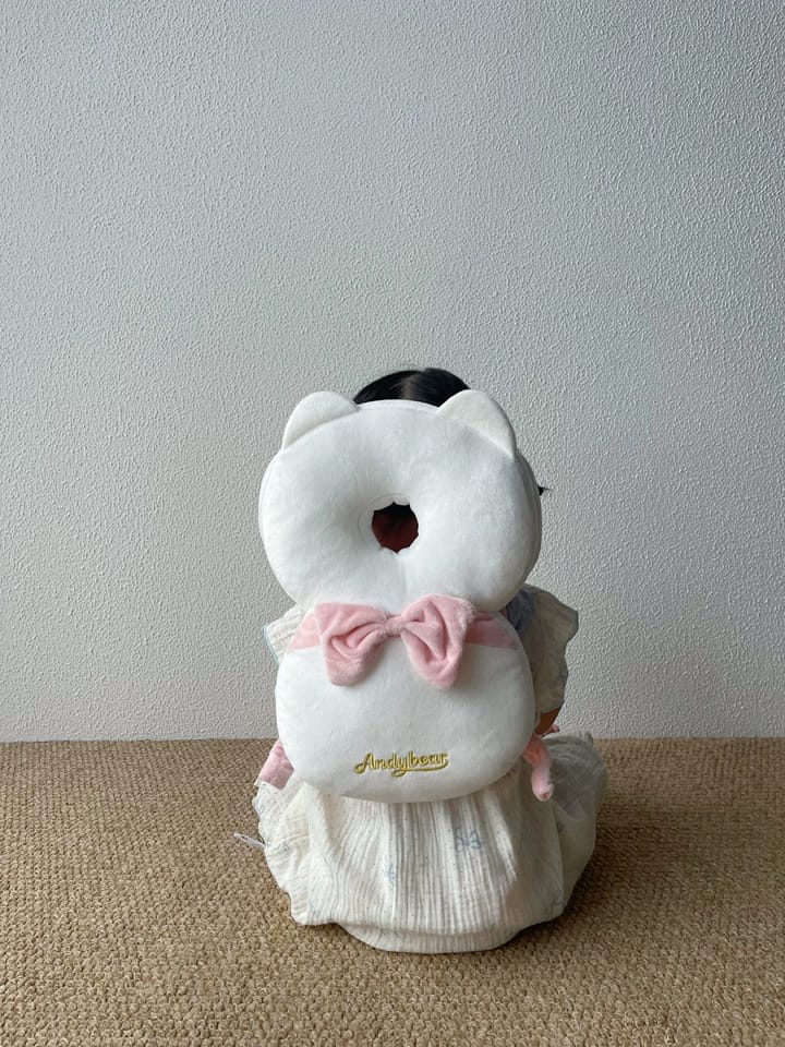 Customer photo review of Baby Head Protection Backpack Cushion