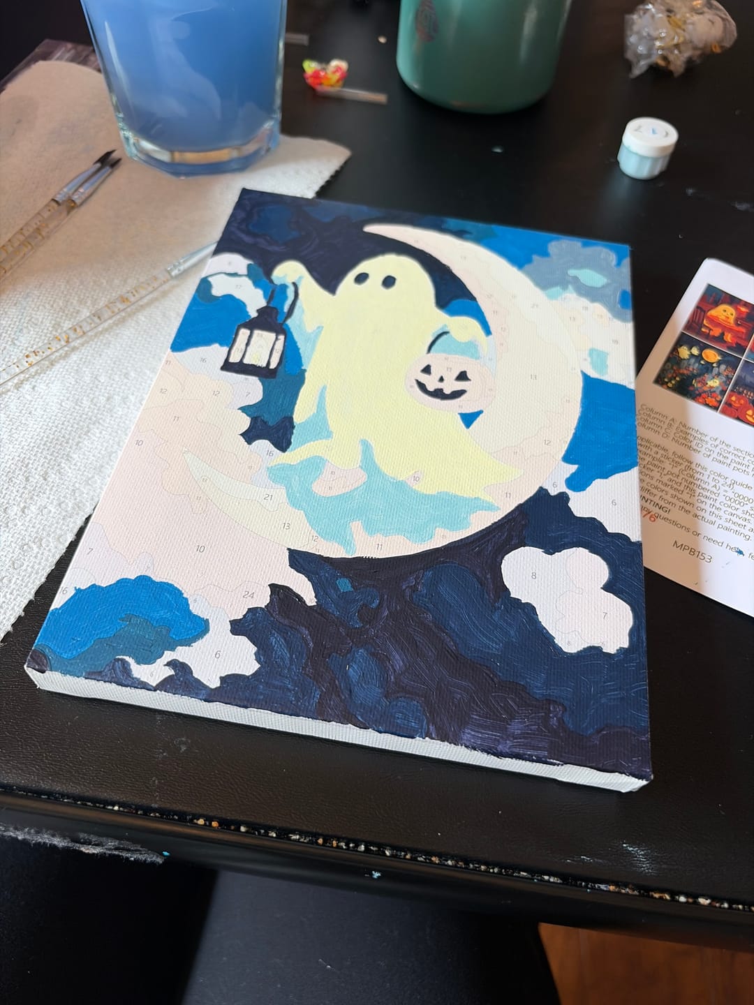Customer photo review of 6 Mini Paintings - Spooky Halloween Set