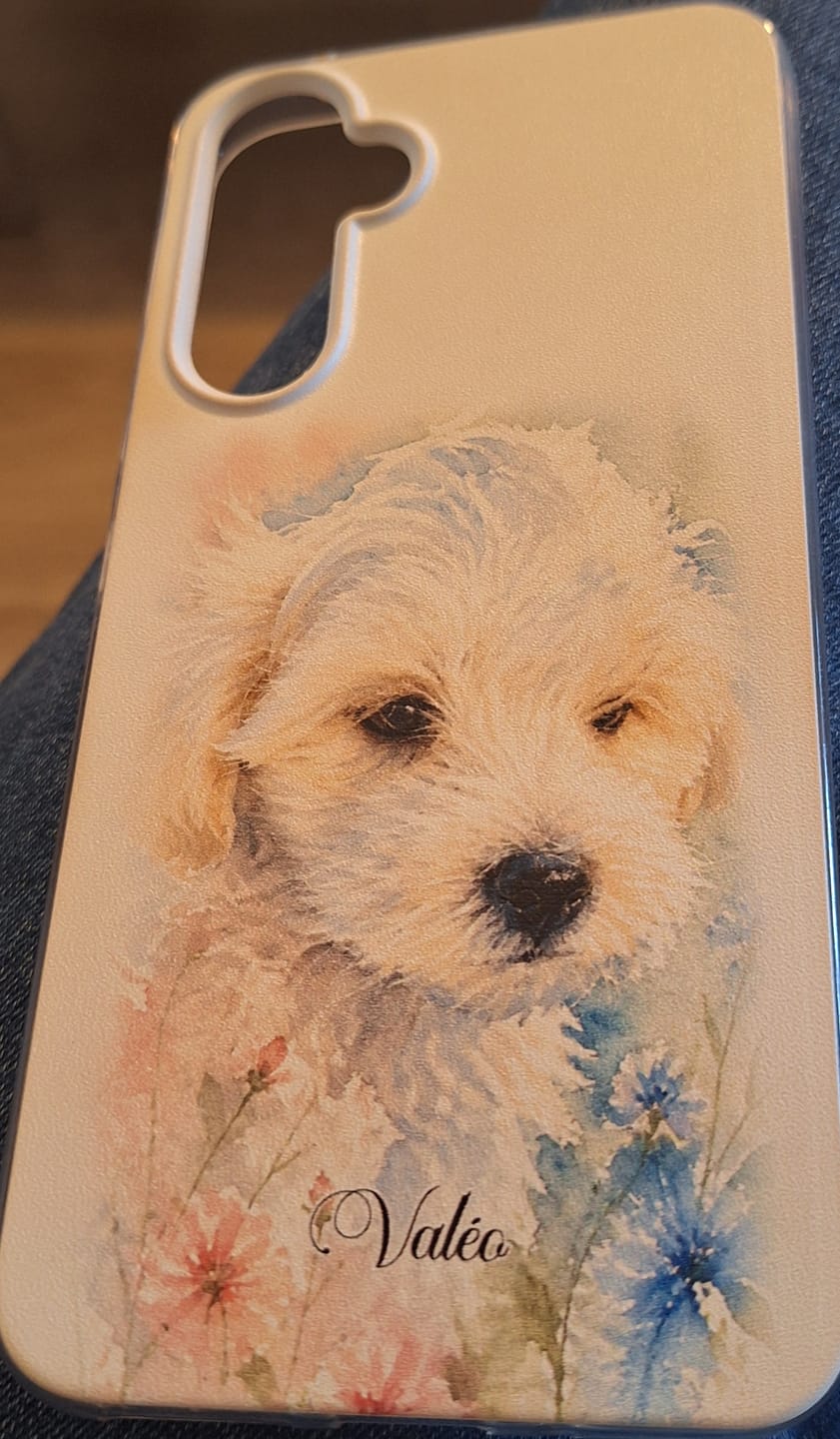 Customer photo review of Aquarelle - Coque de téléphone personnalisée