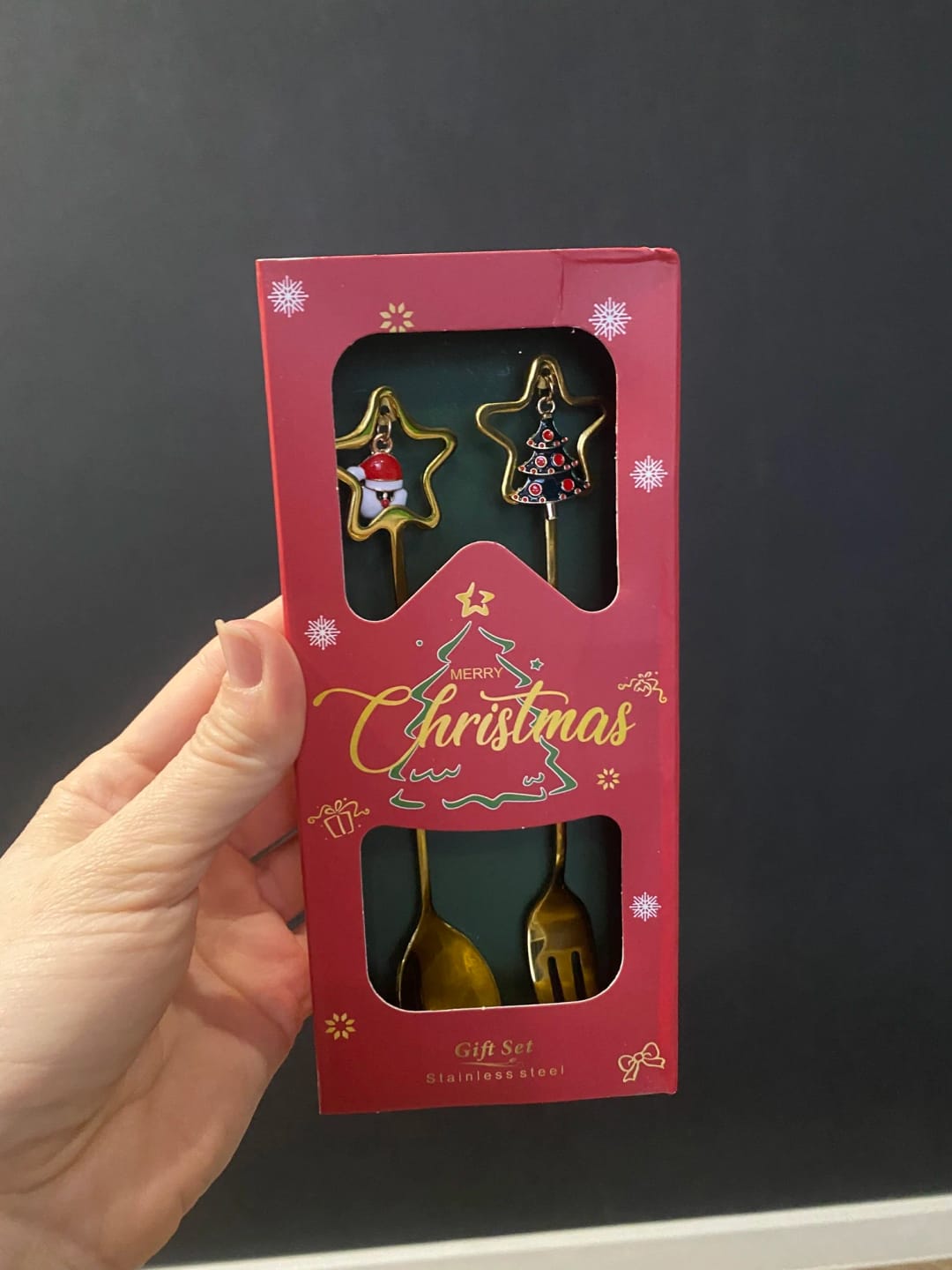 Customer photo review of Festive Serving Decor Cutlery Set