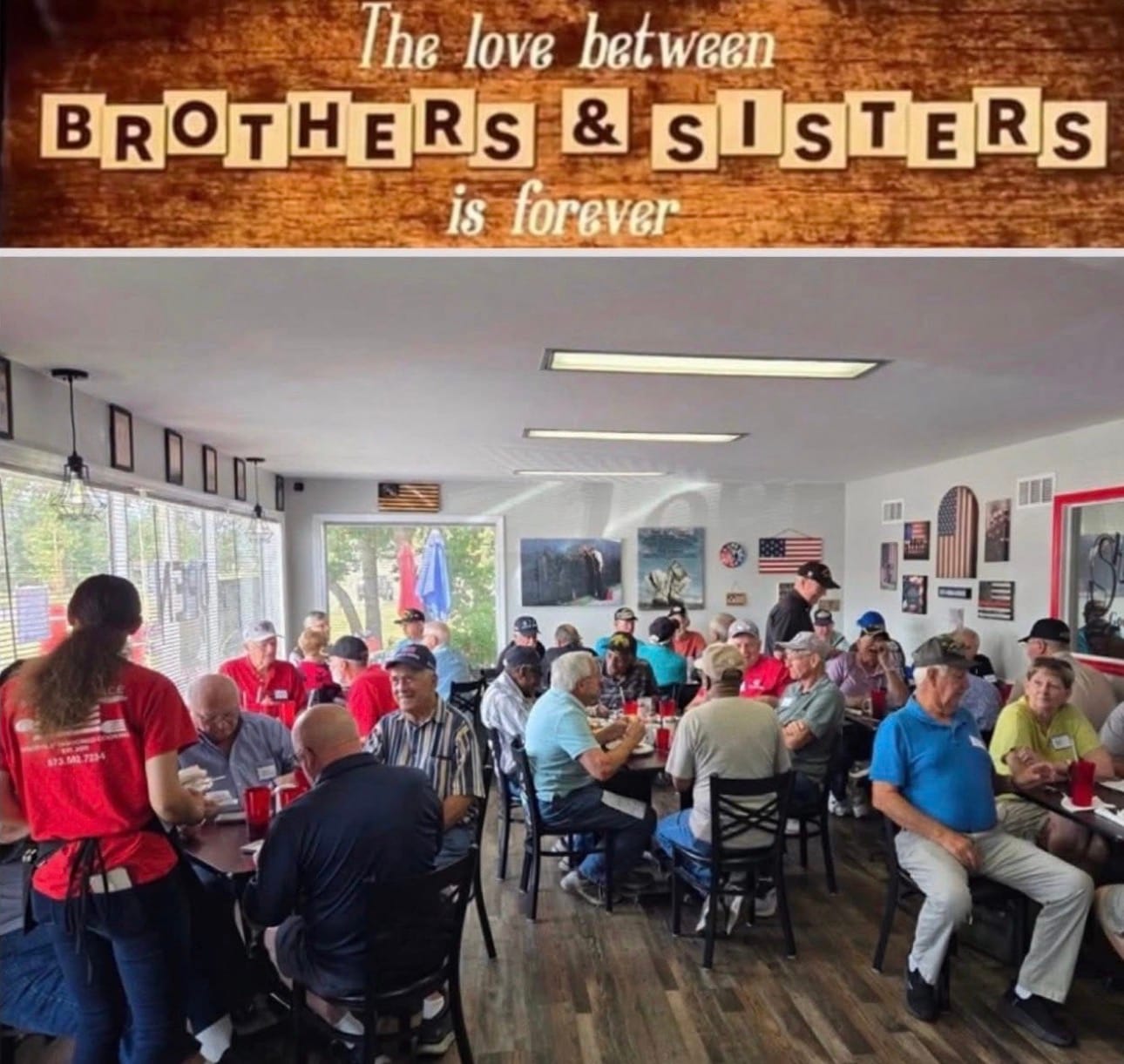 Customer photo review of Honoring All Who Served Thank You Coin