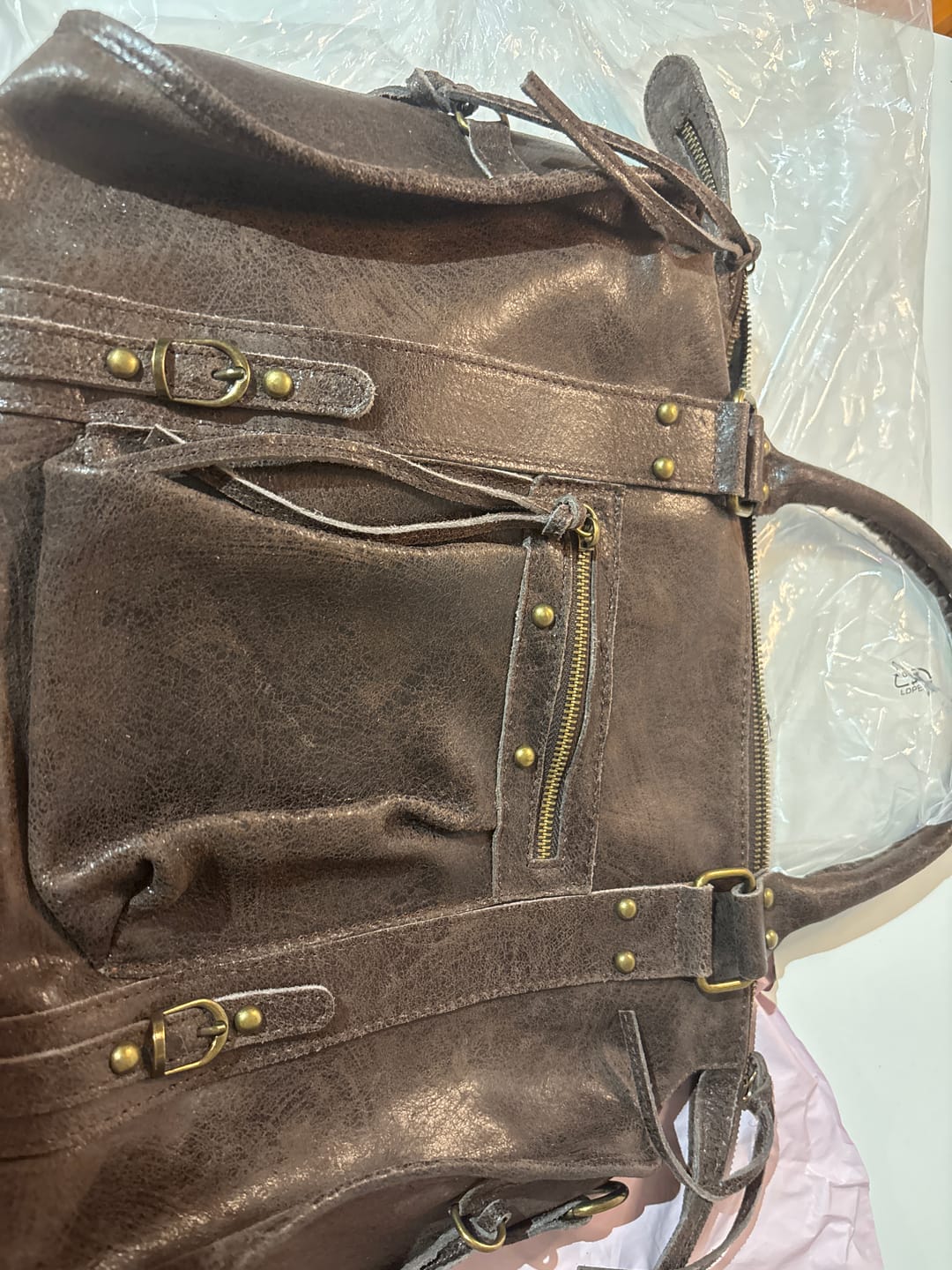 Customer photo review of It girl bag espresso martini