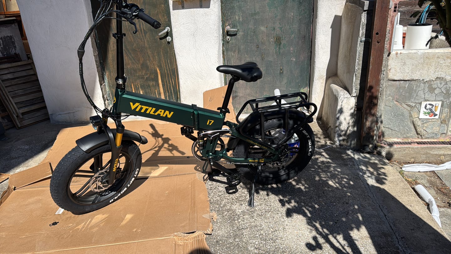 Customer photo review of I7 Pro 3.0 Electric Bike