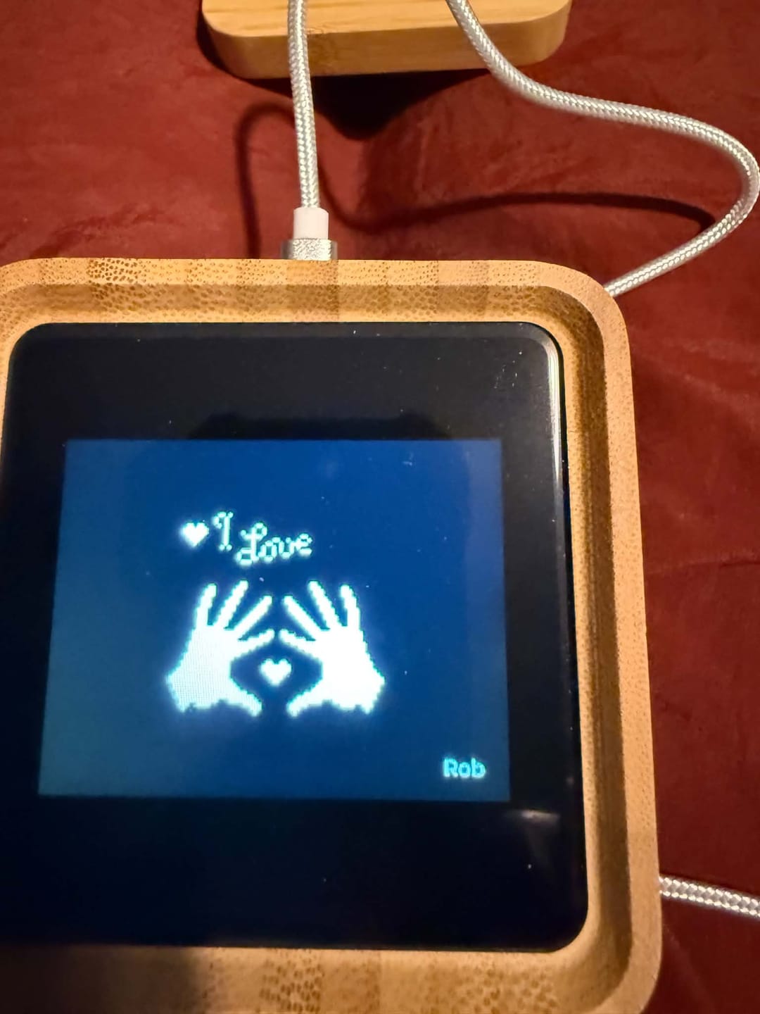 Customer photo review of Lovebox Love Note Messenger