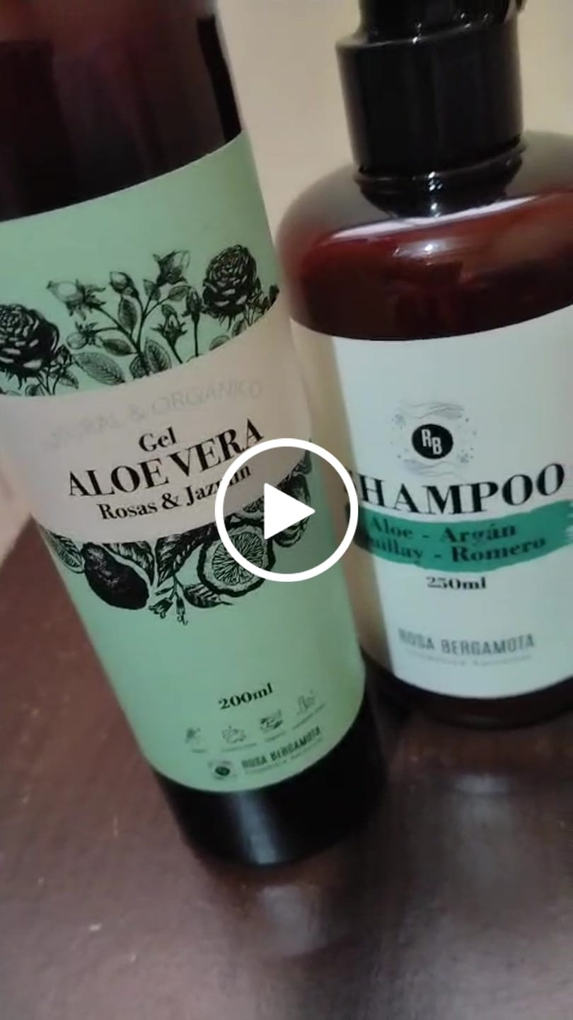 Customer video review of Pack Shampoo + Mascarilla Capilar + Gel de Aloe Vera