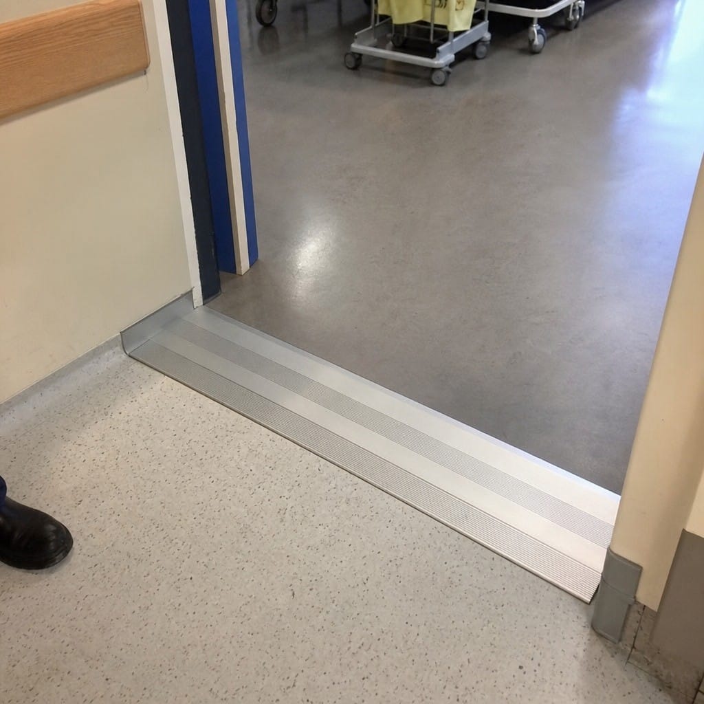 Customer photo review of Aluminium Floor Ramp 10mm 12mm Anodised Vehicle Access Transition