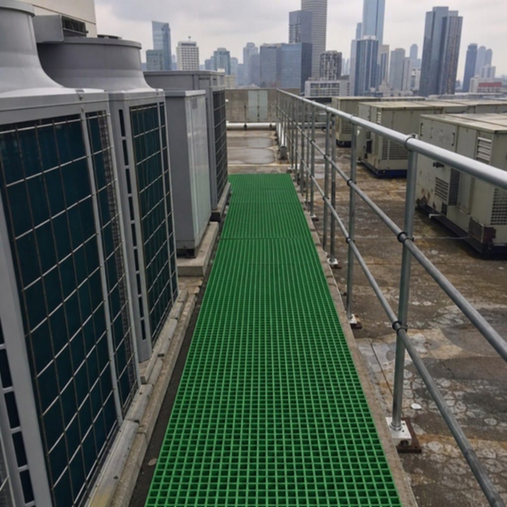 Customer photo review of GRP Grating Panels 38mm – Anti-Slip Fibreglass Floor Grating | Multiple Sizes & Colours