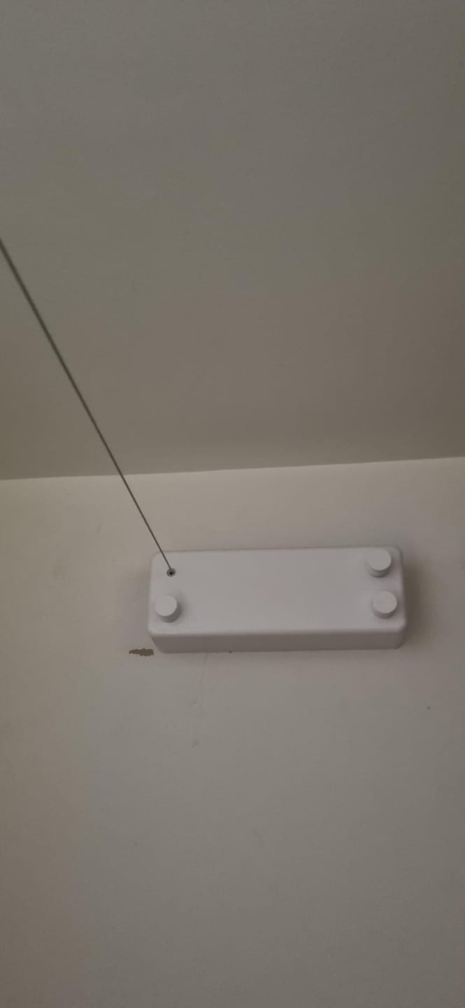 Customer photo review of DryLine™ Retractable Clothesline — 4 m Drying Line, Zero Space