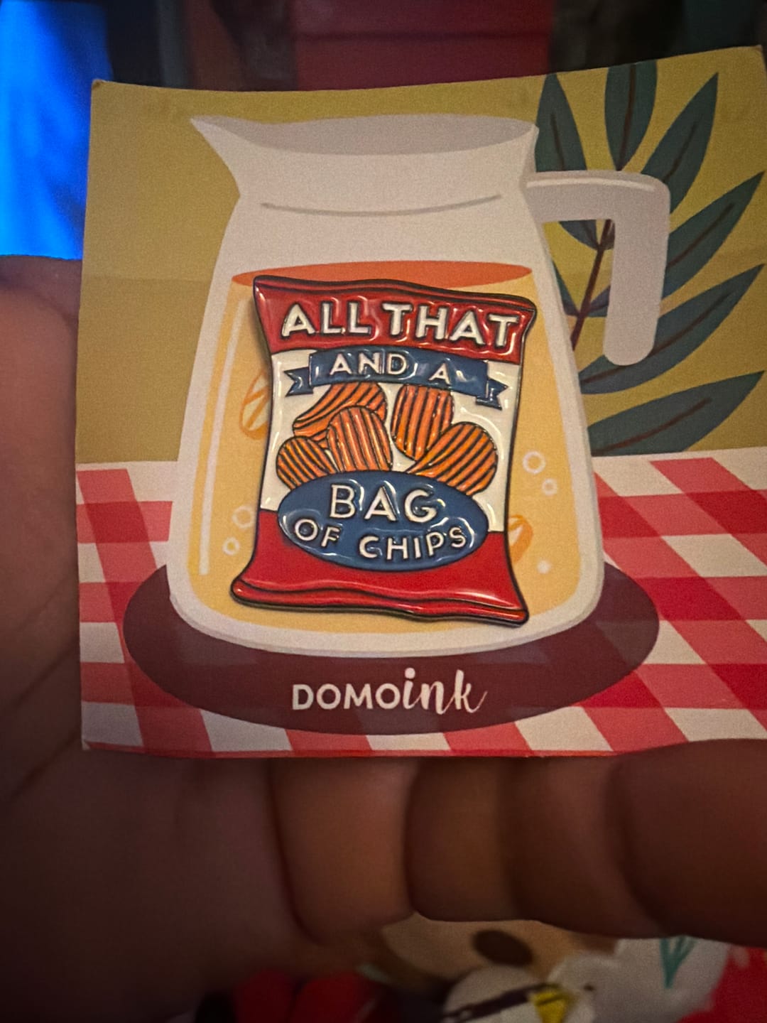 Customer photo review of "All That" Enamel Pin