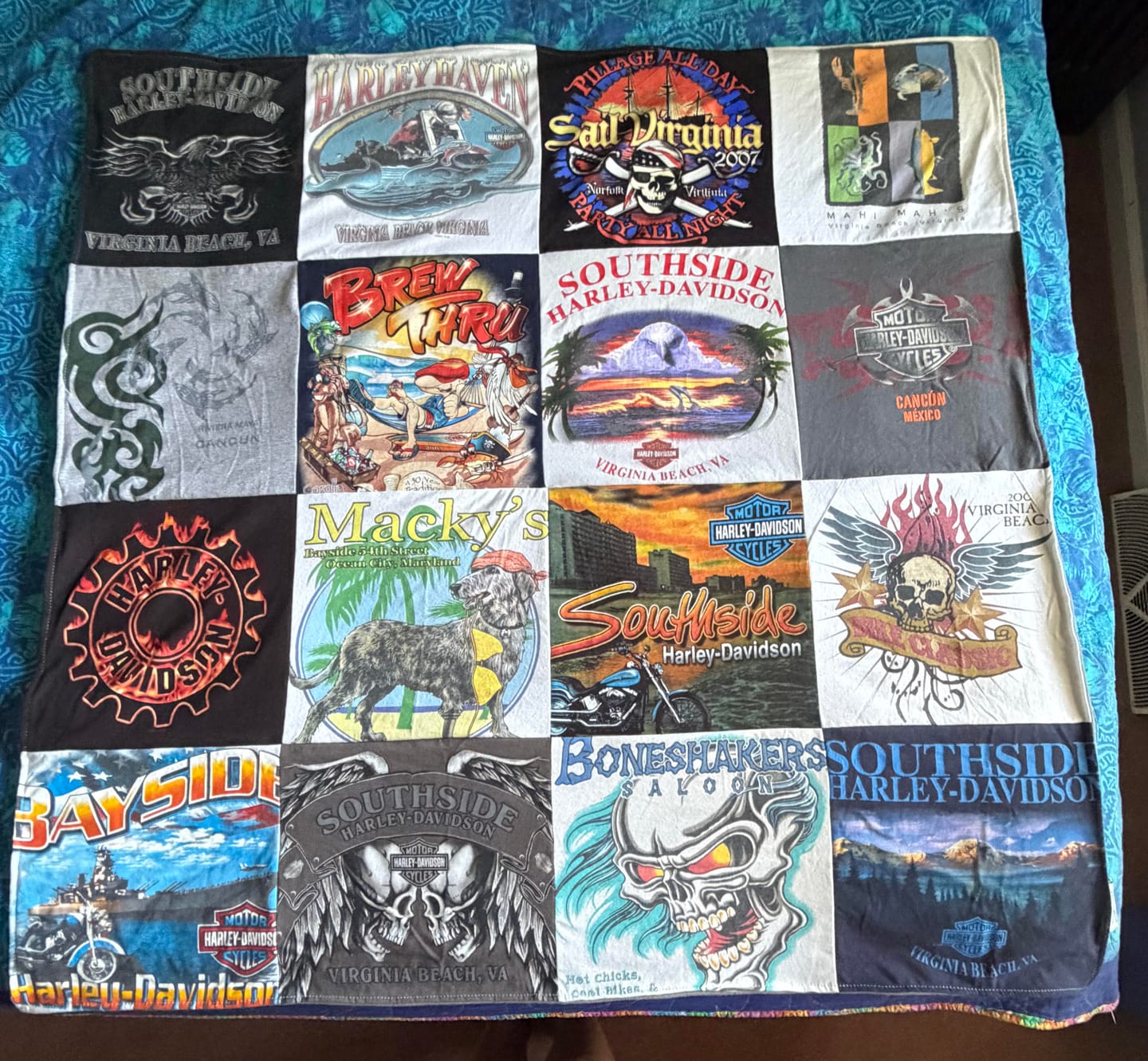 Customer photo review of Project Repat T-Shirt Quilt