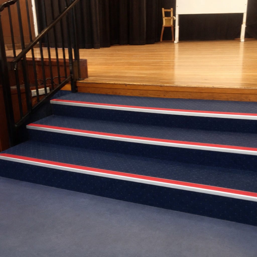 Customer photo review of DDA Compliant Stair Nosing 56x32mm Aluminium Indoor Outdoor