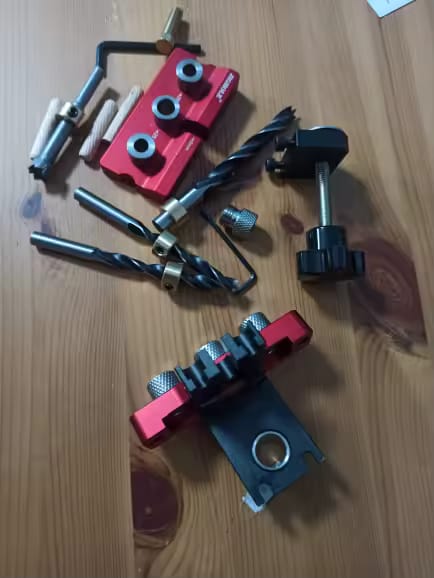 Customer photo review of PROMASTERTOOL™ 3-in-1 Self-Centering Dowel Jig Kit